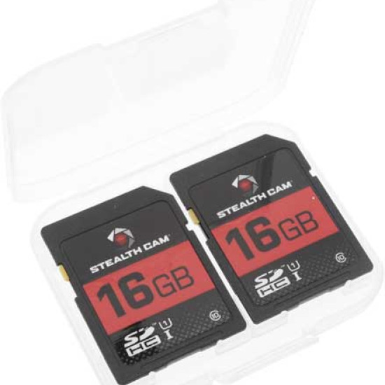 Stealth Cam Sdhc Memory Card 16Gb 2Pk Super Speed Class 10, STC-16GB-2PK, 888151020371