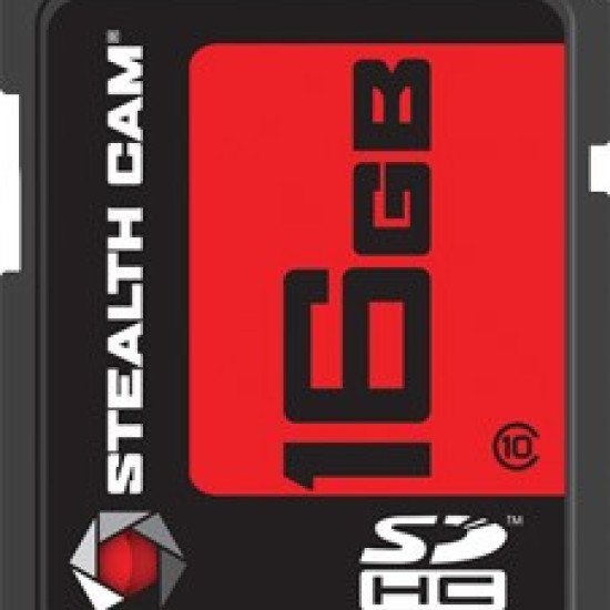 Stealth Cam Sdhc Memory Card 16Gb Super Speed Class 10, STC16GB, 813628086055