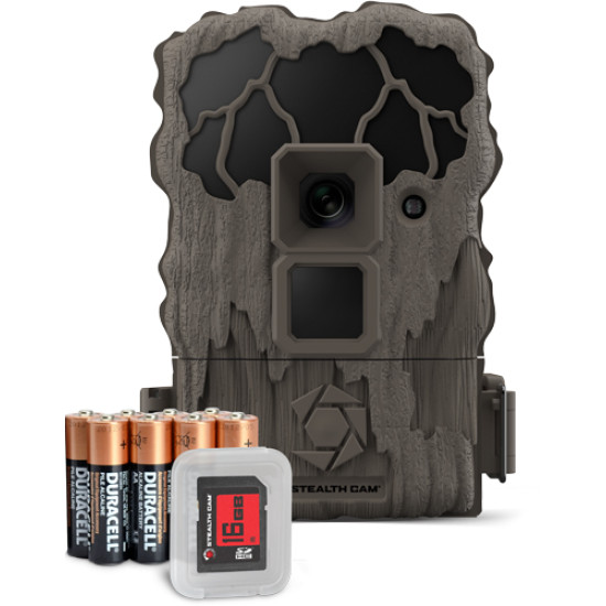 Stealth Cam Trail Camera Quick Set 20Mp/720 Batt/Card No-Glo, STC-QS20NGK, 888151027301