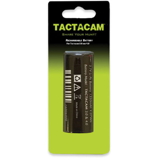 Tactacam Rechargable Battery, LBAT4, 850596007040