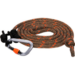 Tethrd 11Mm Tree Tether 8' W/Carabiner & Prusik Cord