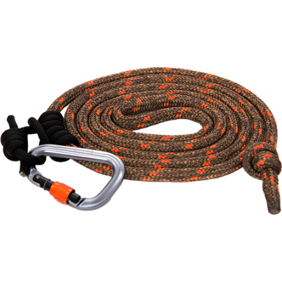 Tethrd 11Mm Tree Tether 8' W/Carabiner & Prusik Cord, TT2, 848339090985