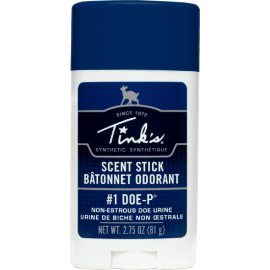 Tinks Deer Lure #1 Doe-P Calming Stick 2.75Oz, W5284, 049818218085