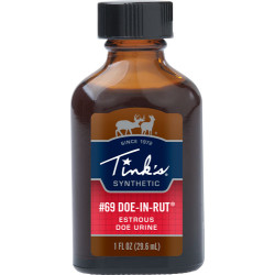 Tinks Deer Lure #69 Doe-In-Rut Synthetic 1Fl Ounce Bottle