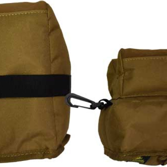 Toc3 Bench Bag 2-Pc Set Tan Fabric/Tan Leather, BRB2F-28208, 051057282086