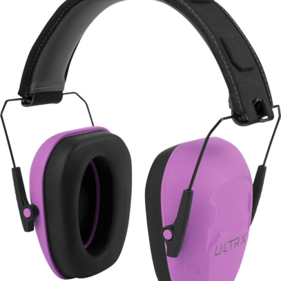 Ultrx Shield Passive Muff Slim Adult Midnight Plum/Black 23Db, 4105, 026509076704