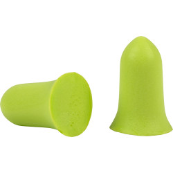 Ultrx Tapered Foam Ear Plugs 6-Pack Lime Green