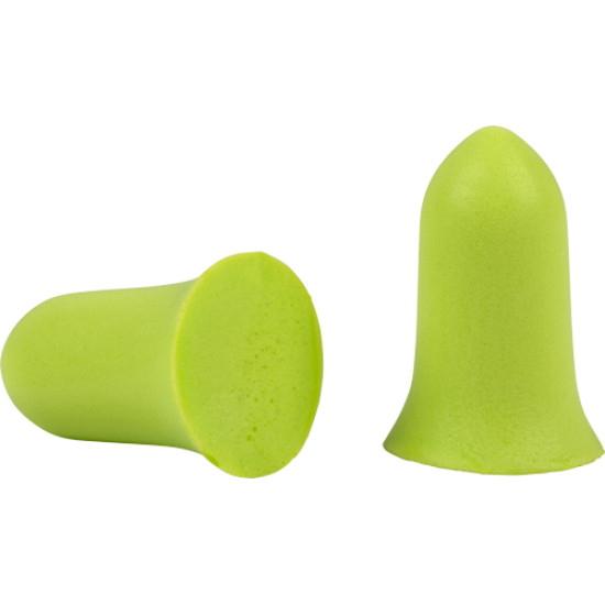 Ultrx Tapered Foam Ear Plugs 6-Pack Lime Green, 4136, 026509077695