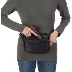 Us Peacekeeper Sidekick Pack Black W/ Pocket For Micro Gun