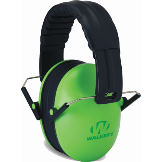 Walkers Muff Hearing Protection Childrens 23Db Lime, GWP-FKDM-LG, 888151012468