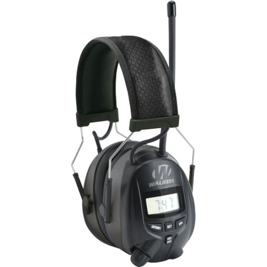 Walkers Muff With Am/Fm Radio & Phone Connection 25Db Black, GWP-RDOM, 888151009901