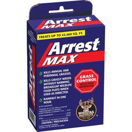 Whitetail Institute Herbicide Arrest Max Grass 1Pt 1Acre, AM1P, 789976910178