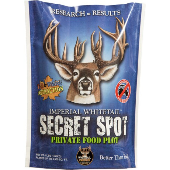 Whitetail Institute Secret Spot 4500 Sq Feet 4Lbs Fall, SECS4, 789976500041