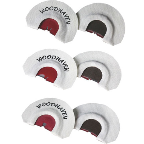 Woodhaven Custom Calls The Red Zone 3-Pack Mouth Calls, WH070, 854627000703