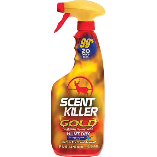 Wrc Case Pack Of 4 Scent Elimination Spray Gold 24Fl Oz, 1255, 400246410125