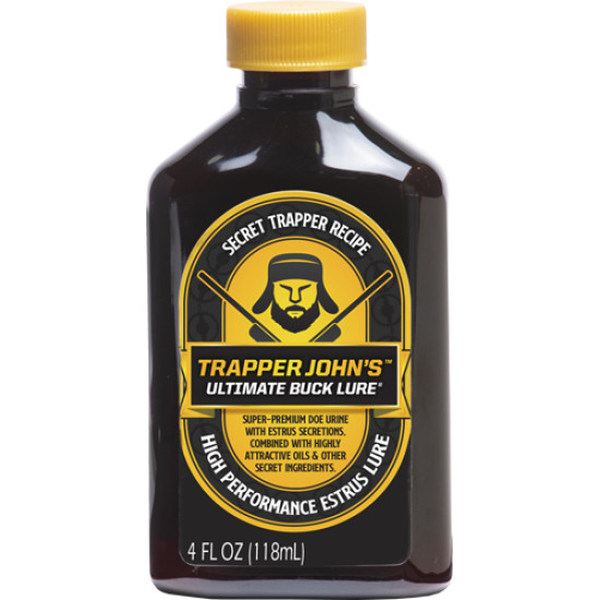 Wrc Deer Lure Trapper John'S Ultimate Buck Lure 4Fl Oz, 107WRC, 024641001073