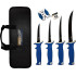 Accusharp 6-Piece Fillet Knife Kit W/Sharpener & Zip Case