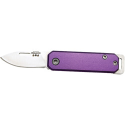 Bear & Son Slip Joint Folder 1.5" Purple/Ss Aluminum Handle