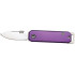 Bear & Son Slip Joint Folder 1.5" Purple/Ss Aluminum Handle