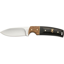 Browning Knife Buckmark Hunter 3" Blade Hardwood W/Sheath