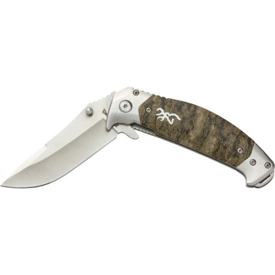 Browning Knife Tactical Folding Hunter 3.25" Blade Mo Bl Steel, 3220355, 023614950370