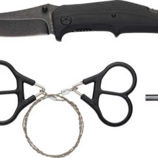 Browning Outdoorsman Survival Knife Light Saw Firestarter, 3220288, 023614490814