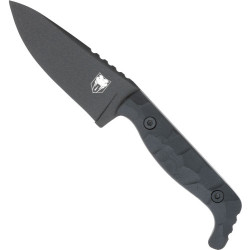 Cobratec Kingpin 4" Fixed Bld Black D2 Steel W/Kydex Sheath