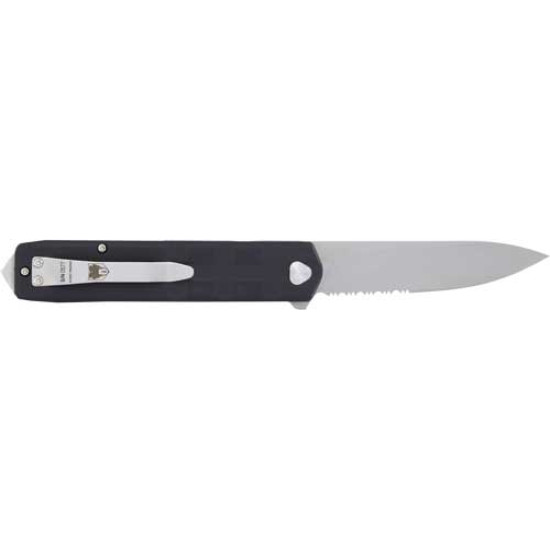 Cobratec Kuzio Folder 3.12" Black Serrated G10 D2 Blade, CTKUZIOBLKDS, 099654043280