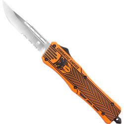 Cobratec Medium Ctk1 Otf Hunter Orange 3" Drop Serrated