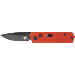 Cobratec Stinger Folder 1.9" Red/Black D2 Blade Sd Button