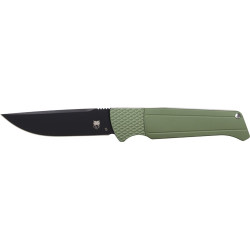 Cobratec Viper Auto Folder 3.12" Od Green/Stn D2 Blk Bld