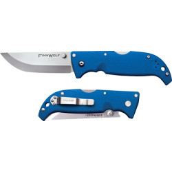 Cold Steel Finn Wolf 3.5" Blue Clip Folder W/Tri-Ad Lock