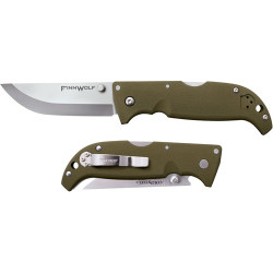 Cold Steel Finn Wolf 3.5" Od Green Clip Folder W/Tri-Ad Lck