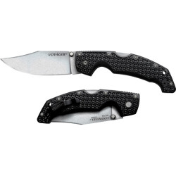 Cold Steel Large Voyager 4" Plain Edge Blade Clip Folder