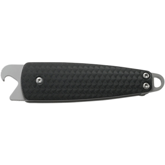 Crkt Dually 1.72" Folder Bead Blast Finish Plain Edge Black, 7086, 794023708608