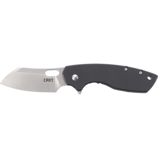 Crkt Pilar Large 2.66" Plain Edge Folding Blade W/G-10 Hnd, 5315G, 794023531527