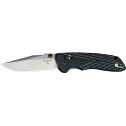 Hogue Deka 3.25" Able Lck Folding Clip Point G-10 Frame Black