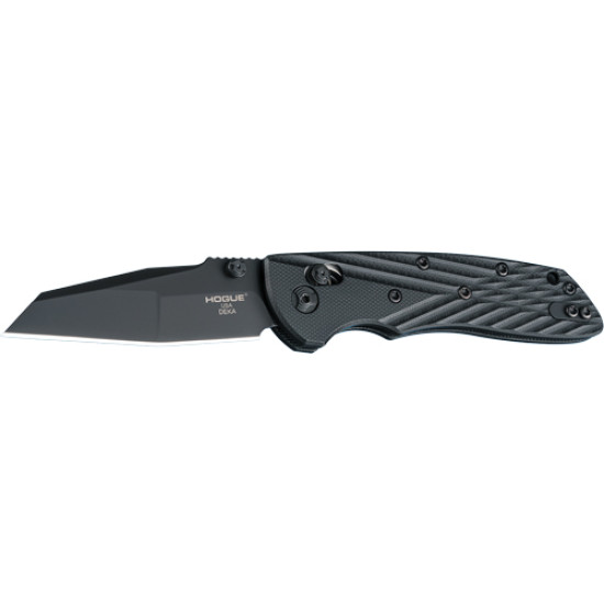 Hogue Deka 3.25" Able Lck Folding Wharncliffe G-10 Frme Black, 24266, 743108242667