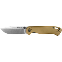 Ka-Bar Becker Mini Folder Drop Point 2.84" Ss/Tan D2 Blade