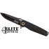 Mc Elite Tactical Readiness 3.5" Drop Point Folding Blk/Blk