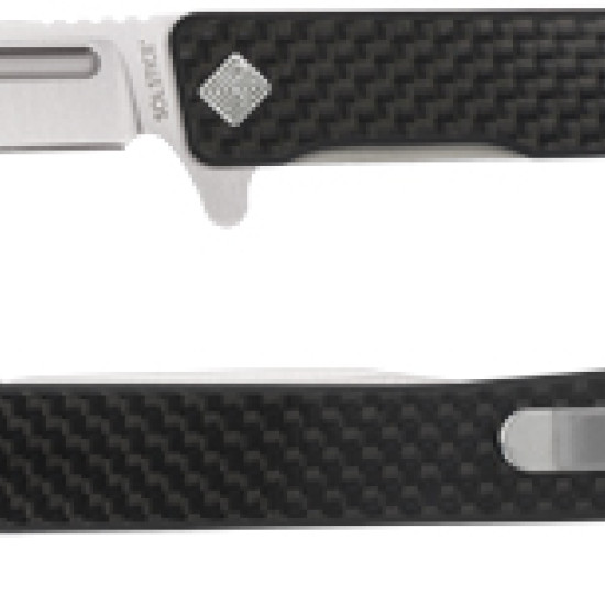 Ocaso Knives Solstice 3.4"Folding Carbon Fiber/Satin Wharncliffe, 8WFS, 850042713266