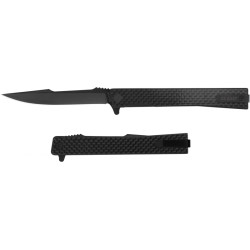 Ocaso Knives Solstice 3.5"Folding Carbon Fiber/Black Harpoon