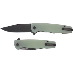 Ocaso Knives Strategy 3.5" Folding Jade G-10/Black Pvd D2