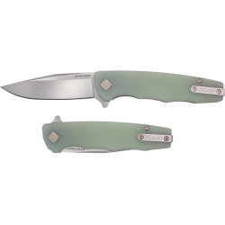 Ocaso Knives Strategy 3.5" Folding Jade G-10/Satin D2