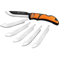 Outdoor Edge 3.5" Razor Lite Edc Folder Orange W/6 Blades