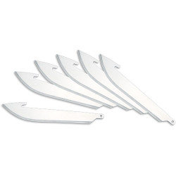 Outdoor Edge 3" Drop Point Replacement Blades 6-Pack