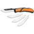 Outdoor Edge 3" Razor Lite Edc Folder Orange W/4 Blades