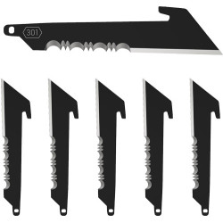 Outdoor Edge 3" Utility W/ Serrations Rep Blades 6-Blades