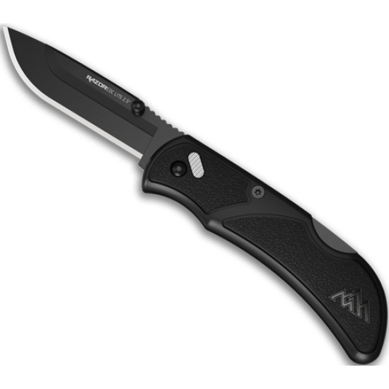 Outdoor Edge Razor Edc Lite 2.5" Black Pms 2 Black Blades, RCK252C, 743404302393