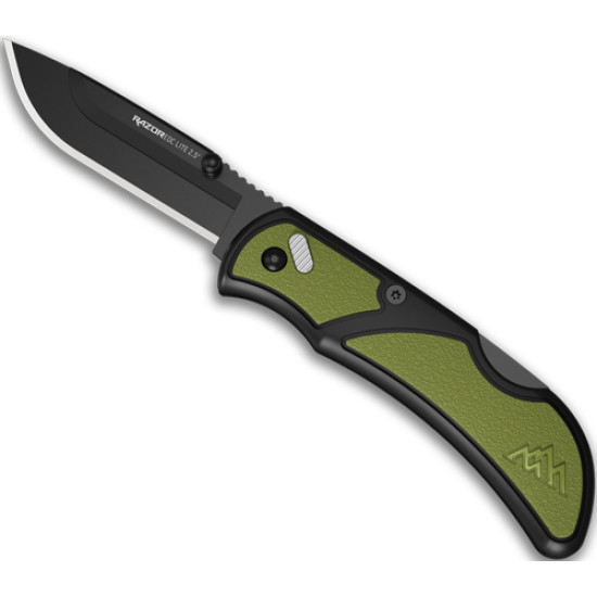 Outdoor Edge Razor Edc Lite 2.5" Od Green Pms 2 Blk Blades, RCG252C, 743404302379